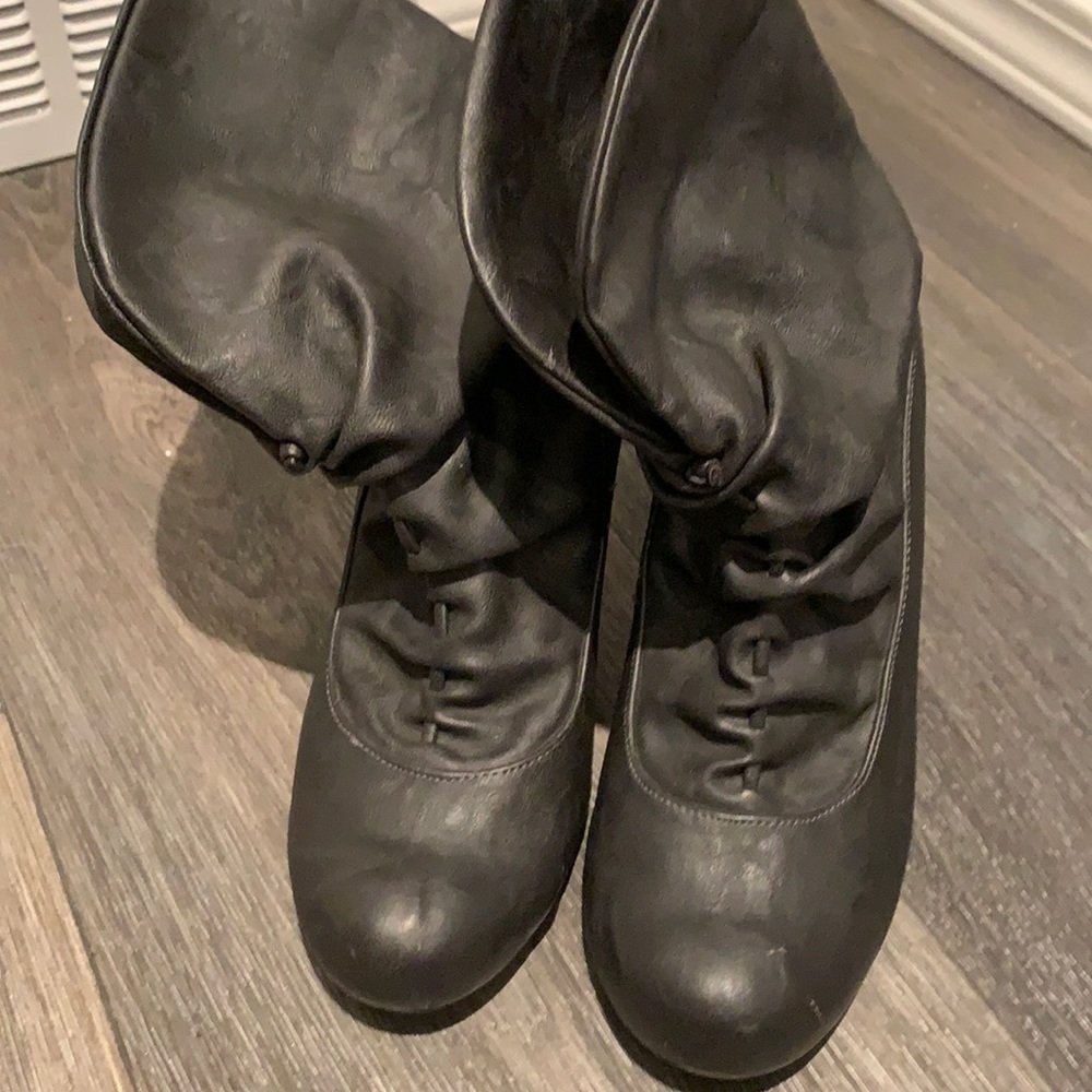 Dark grey booties size 7.5